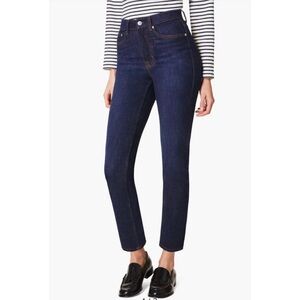SPANX Dark Indigo High-Rise Ankle Slim Jeans